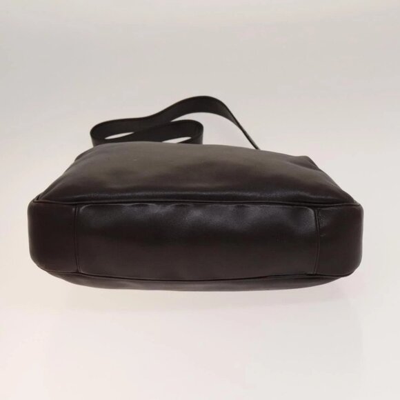 GUCCI Bamboo Hand Bag Leather 2way Brown Gold Auth ep10532 - Picture 6 of 15